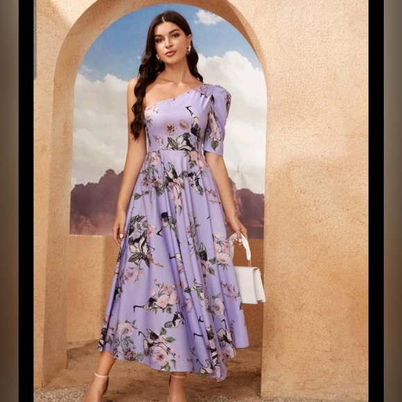 Dress violet beautiful size xl - Picture 3 of 3